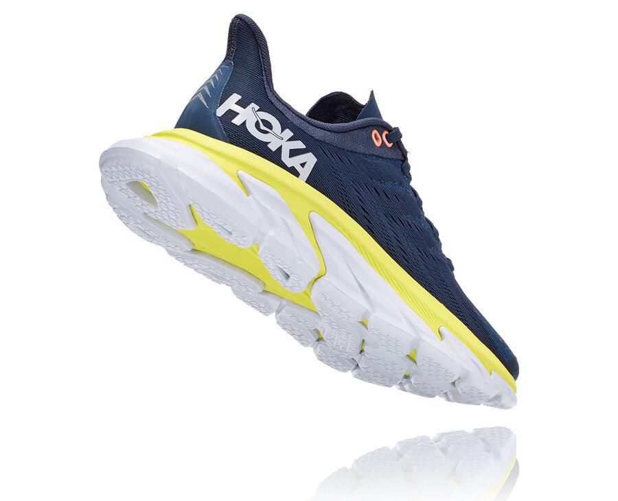 Hoka Australia One One Clifton Edge - Womens Running Shoes Navy - PALDR-7904